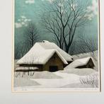 Schaduw van de sneeuw - Etsen - Sakamoto Kichi  (b