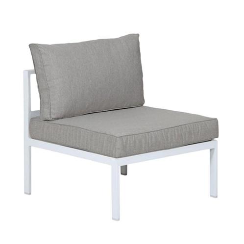 *WOONWINKEL* Brafab Leone Modulaire Loungeset Center Wit, Tuin en Terras, Tuinsets en Loungesets, Nieuw, Verzenden