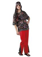 Hippie Kostuum Rood XL, Kleding | Heren, Nieuw, Verzenden