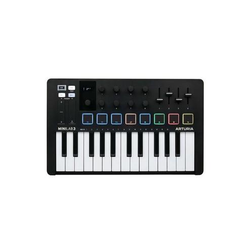 MiniLab 3 Black Universal music-making controller demo model, Muziek en Instrumenten, Keyboards, Zo goed als nieuw, Ophalen of Verzenden