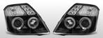 Koplampen Angel Eyes | Citroen C2 2003-2010 | zwart, Verzenden, Nieuw, Peugeot