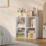 Boekenkast met 4 Vakken – Moderne Houten Open Kast 60x60 cm, Verzenden, Nieuw