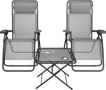 Tweedekans | LifeGoods Ligstoelen - Opvouwbaar - Complete beschikbaar voor biedingen