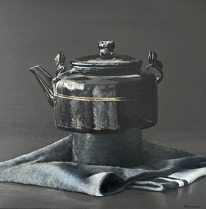 Melinda Rutgers - Met een gouden randje, Antiek en Kunst, Kunst | Schilderijen | Modern