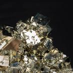 Buitengewone gouden pyrietcluster - Eerste keuze Peruaanse, Antiek en Kunst