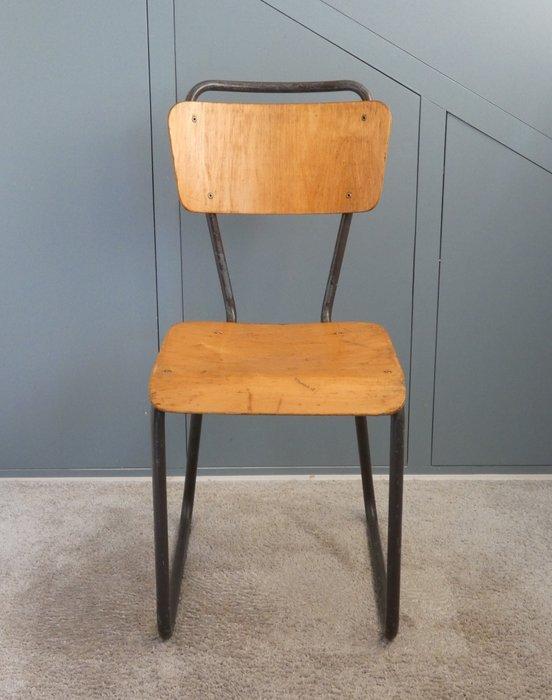 Gispen - Ch. Hoffmann - Stoel - Model 114 - IJzer, Multiplex, Antiek en Kunst, Antiek | Meubels | Stoelen en Banken