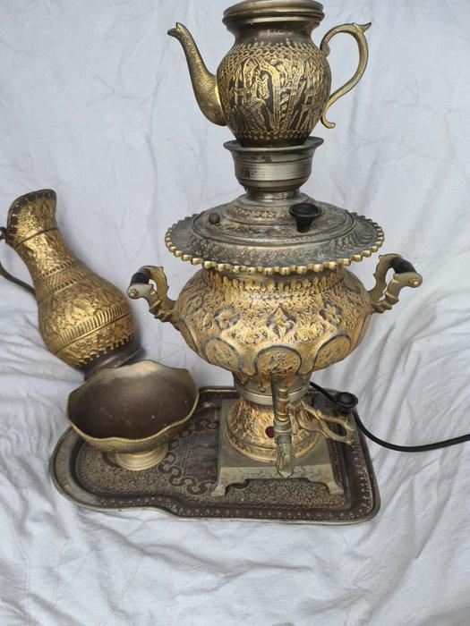 samowar - Messing - 20e eeuw, Antiek en Kunst, Antiek | Keukenbenodigdheden