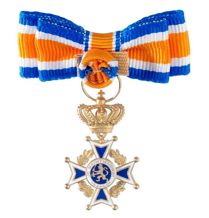 Miniatuur Oranje-Nassau Civiel Ridder Grootkruis Dames in, Postzegels en Munten, Munten | Nederland, Verzenden