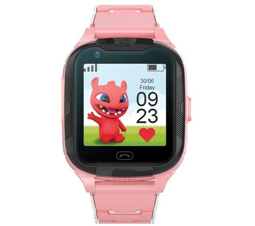 Maxlife Roze GPS Wifi 4G Kinder Smartwatch MXKW-350-Pink, Kinderen en Baby's, Kraamcadeaus en Geboorteborden, Nieuw, Verzenden