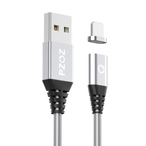 USB 2.0 - iPhone Lightning Magnetische Oplaadkabel 2 Meter, Telecommunicatie, Mobiele telefoons | Telefoon-opladers, Nieuw, Verzenden