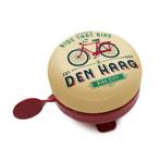 Fietsbel Den Haag Rood Creme, Ophalen of Verzenden, Nieuw