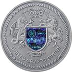 Verenigde Crypto-Staten. 1000 Satoshi 2024 Binary Bull -