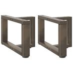 vidaXL Salontafelpoten 2 st T-vormig 40x25x(30-31) cm staal, Verzenden, Nieuw