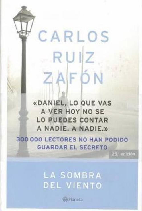 Sombra Del Viento 9788408043645 Carlos Ruiz Zafon, Boeken, Overige Boeken, Gelezen, Verzenden