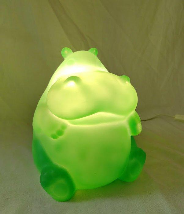 Heico - Lamp - Lampe Hippopotame - Plastique Rigide, Antiek en Kunst, Kunst | Designobjecten