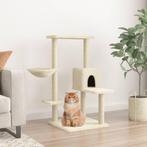 vidaXL Kattenmeubel met sisal krabpalen 95 cm crèmekleurig, Verzenden, Nieuw