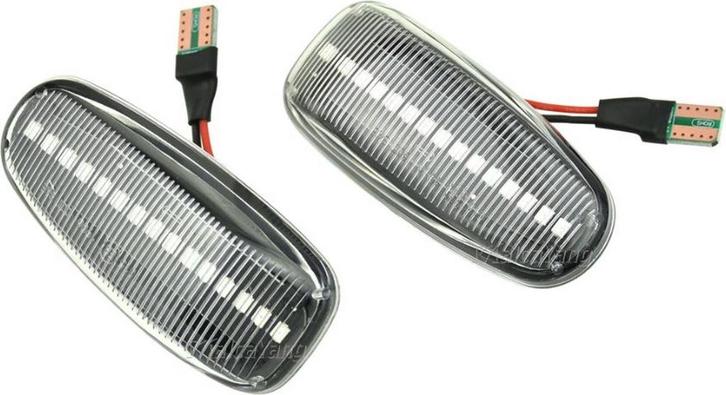 Dynamisch knipperlicht WIT voor Mercedes Benz Clk 320 430, Auto-onderdelen, Verlichting