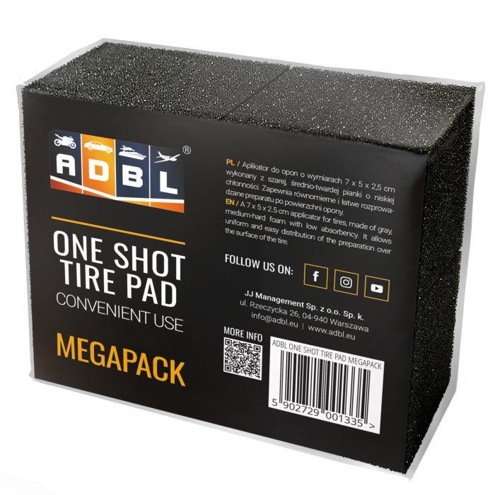 ADBL One Shot Tire Pad - Bandendressing Applicator Megapack, Auto diversen, Onderhoudsmiddelen, Verzenden