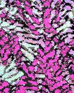 Paillettenstof Zebra Roze, Hobby en Vrije tijd, Stoffen en Lappen, Nieuw, Roze