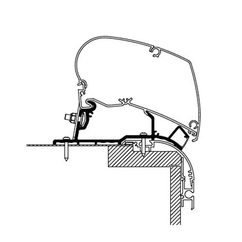 Thule Caravan Roof Top Adapter LED 550, Caravans en Kamperen, Tenten, Nieuw