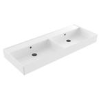 Wastafel Sanilux Edge Keramiek 120 Dubbele Wasbak 0, Doe-het-zelf en Verbouw, Sanitair, Ophalen of Verzenden, Nieuw, Overige typen