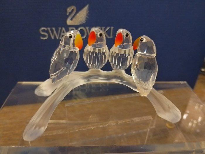 Swarovski - Beeldje - Baby Lovebirds - 199123 - Box +, Antiek en Kunst, Curiosa en Brocante