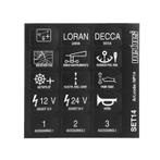 Set met Tekstplaatjes NP14 Voor Vetus Motorpanelen P6, P8 &, Watersport en Boten, Ophalen of Verzenden, Nieuw, Zeilboot of Motorboot
