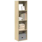 vidaXL Boekenkast 40x30x152 cm bewerkt hout sonoma, Huis en Inrichting, Kasten | Boekenkasten, Minder dan 50 cm, Verzenden, Nieuw