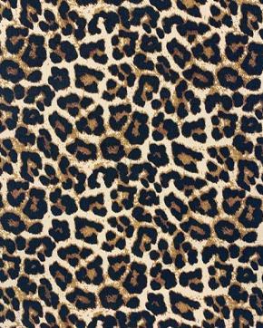 Cretonne Katoen Panter Print, Hobby en Vrije tijd, Stoffen en Lappen, Overige kleuren, Nieuw