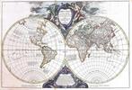 World Map - .; Robert de Vaugondy - Orbis Vetus - 1752, Nieuw