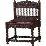 Koloniale stoel ca 1700 incl bekleding naar wens  No280305, Antiek en Kunst, Ophalen of Verzenden