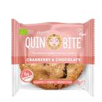 QuinBite Organic Cookie Cranberry & Chocolate, Nieuw