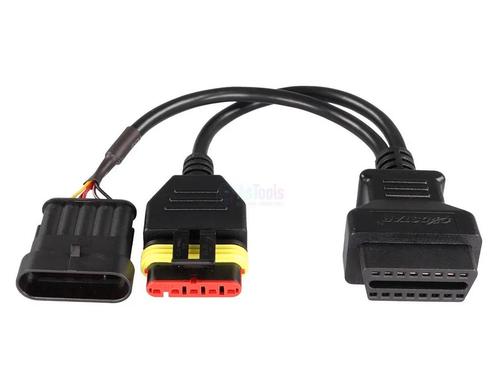OBDSTAR Vespa 5+5 Pins OBD - 16 Pins OBD2 Verloopkabel Motor, Auto diversen, Autogereedschap, Nieuw, Verzenden