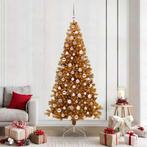 vidaXL Kerstboom met 300 LED met standaard Goud 210 cm PET, Verzenden, Nieuw