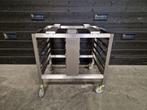 Onderstel | oven onderstel | verrijdbaar | RVS | 90 cm, Gebruikt, RVS Meubilair