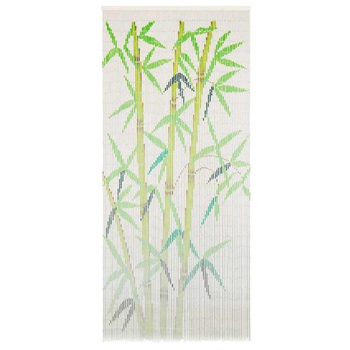 vidaXL Vliegengordijn 90x200 cm bamboe, Huis en Inrichting, Stoffering | Gordijnen en Lamellen, Nieuw, Verzenden