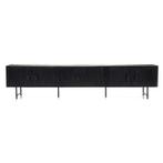 TV Meubel Remi 6-deurs- Zwart- 95731 - tv-meubels, Huis en Inrichting, Kasten | Buffetkasten, Nieuw, Overige materialen