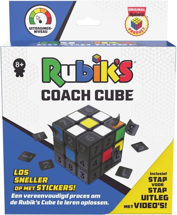 Rubiks Coach /Peel-cube | Spin Master - Puzzels, Hobby en Vrije tijd, Denksport en Puzzels, Nieuw, Verzenden