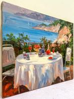 Paul Ledoux (1962) - French Rivièra - Côte dAzur - Juan les, Antiek en Kunst, Kunst | Schilderijen | Klassiek