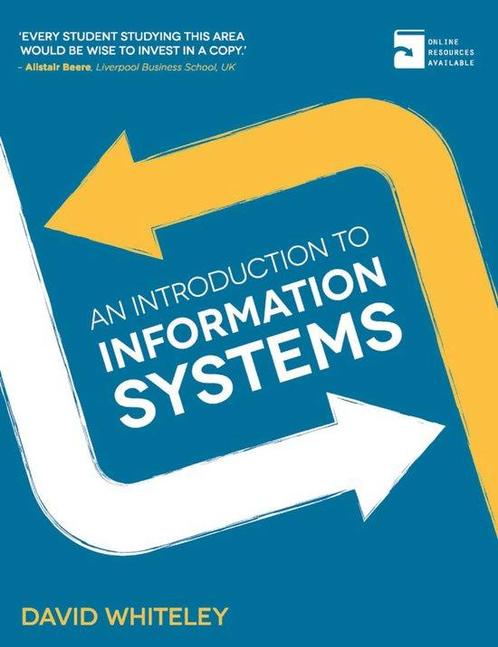 An Introduction to Information Systems 9780230370500, Boeken, Overige Boeken, Zo goed als nieuw, Verzenden