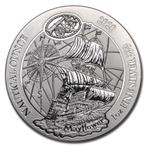 Rwanda / Ruanda Nautical Mayflower 1 oz 2020 (folie), Postzegels en Munten, Munten | Afrika, Verzenden, Overige landen, Losse munt