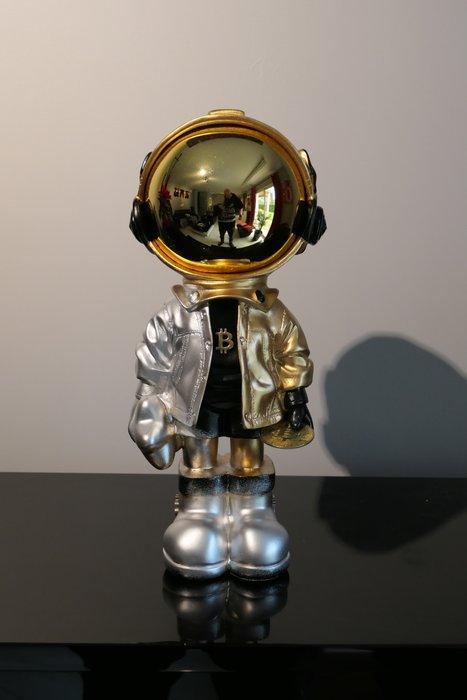 RichART - Astronaute version Bitcoin, Antiek en Kunst, Kunst | Designobjecten
