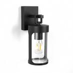 Zaragoza Muurlamp Zwart Buitenverlichting Strak &amp; modern, Tuin en Terras, Verzenden, Minder dan 50 watt, Wandlamp, Nieuw