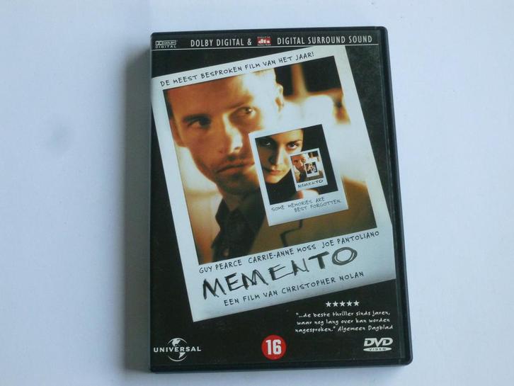 Memento - Guy Pearce (DVD), Cd's en Dvd's, Dvd's | Overige Dvd's, Zo goed als nieuw, Verzenden