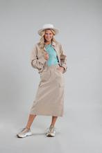-50% Nukus  Nukus Phyllis skirt regular sand  maat M, Kleding | Dames, Verzenden, Nieuw, Beige