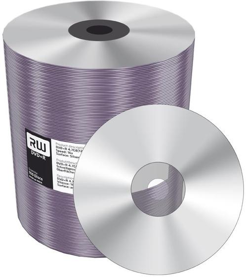 MediaRange | DVD+R | 4.7 GB | Blank | 100 Stuks, Computers en Software, Beschrijfbare discs, Nieuw, Verzenden