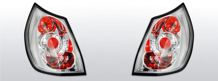 Achterlichten | Renault Scenic 2003-2006 | chroom, Auto-onderdelen, Verlichting, Nieuw, Renault, Verzenden