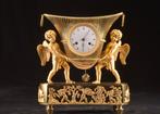 Slingerklok Empire Brons - 1800-1850 - Empire-pendule met, Antiek en Kunst, Antiek | Klokken