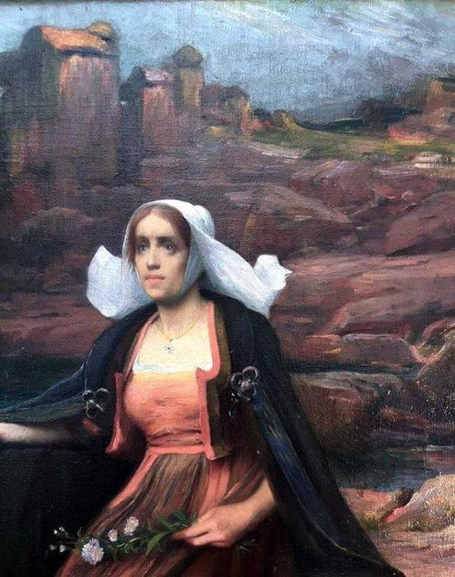 French school (XX), After Jean Brunet - Alegoría de La, Antiek en Kunst, Kunst | Schilderijen | Klassiek