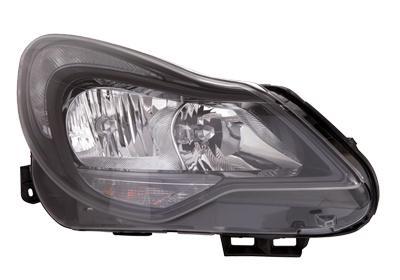 Opel Corsa D 2011-2013 Zwart Koplamp Rechts (Koplampen), Auto-onderdelen, Verlichting, Nieuw, Verzenden